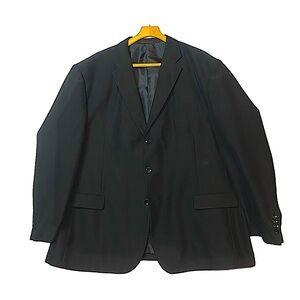 Lucci Black Formal Blazer Men’s Two Vents Single Breasted Men’s 60